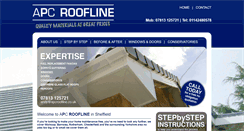 Desktop Screenshot of apcroofline.co.uk